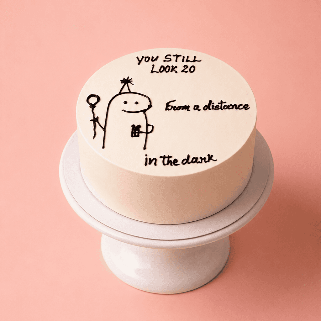 Gen Z Doodle Cake