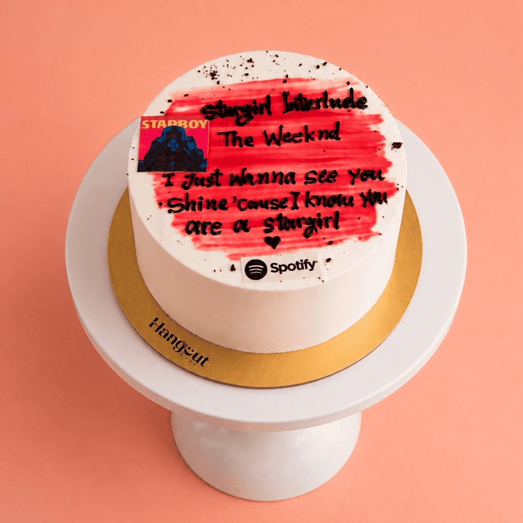 Starboy Lyrics Cake