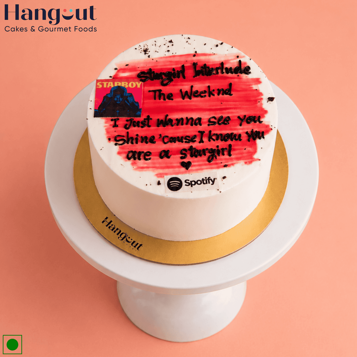 Starboy Lyrics Cake