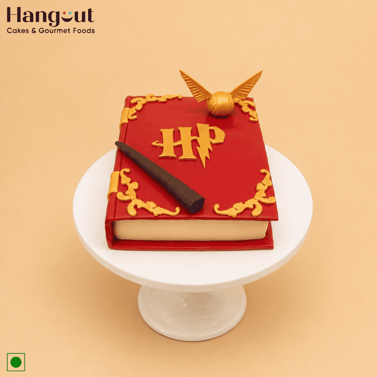 Hogwarts Book Cake