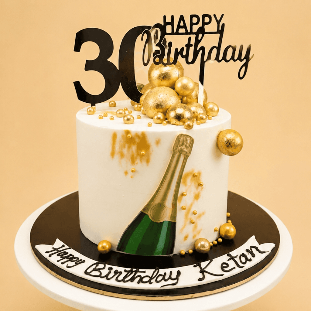 Champagne Celebration Cake