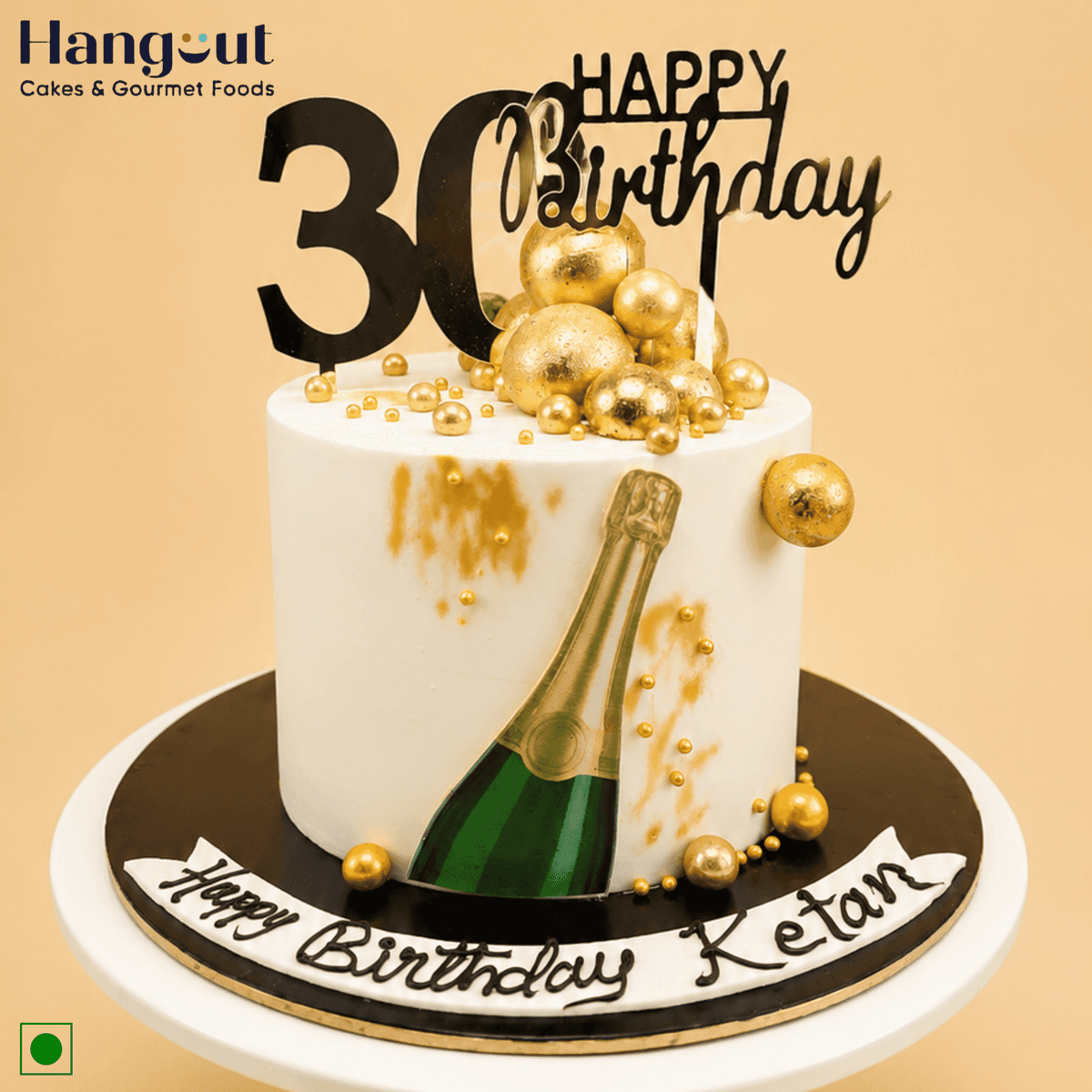 Champagne Celebration Cake