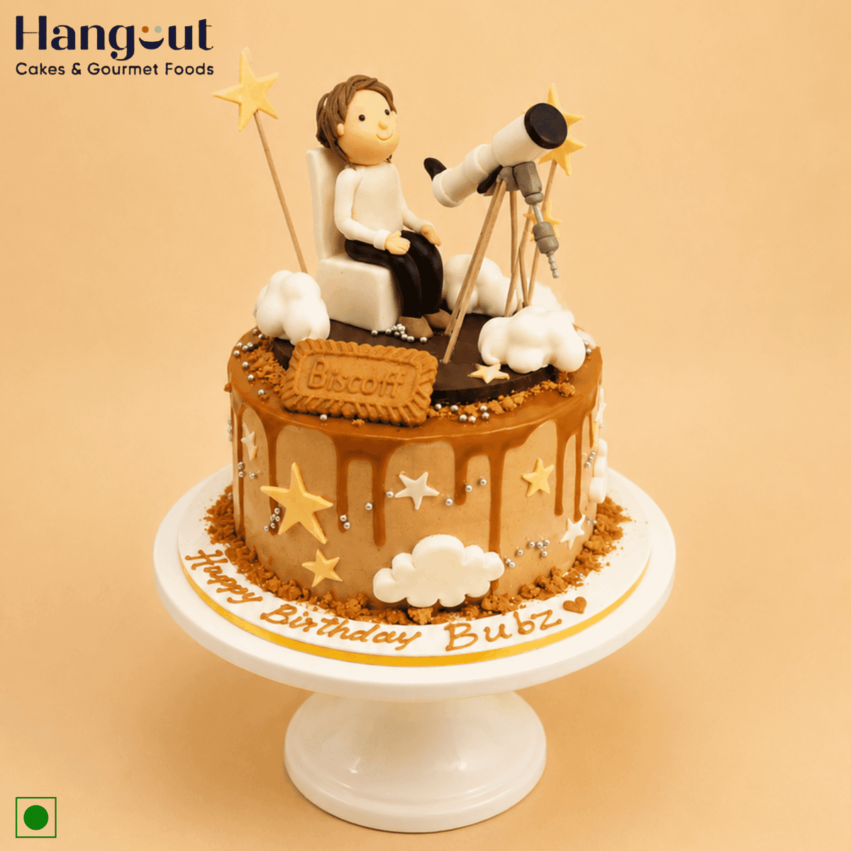 Moon & Stars Biscoff Cake