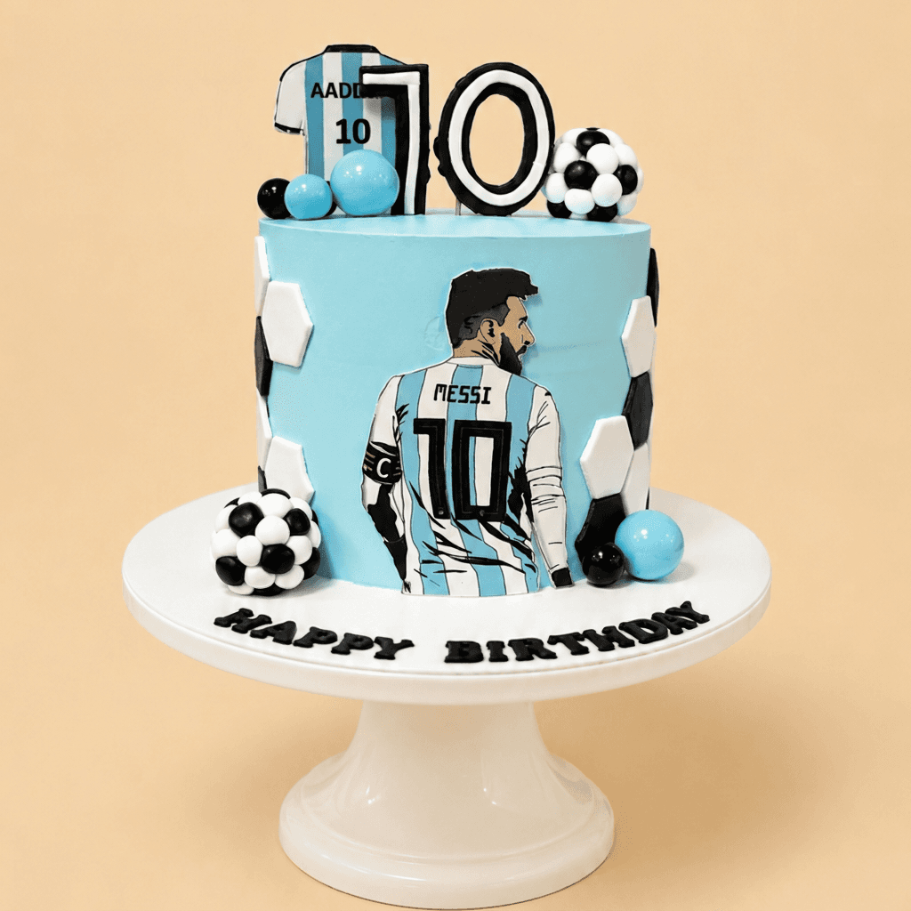 Messi Football Fever Cake