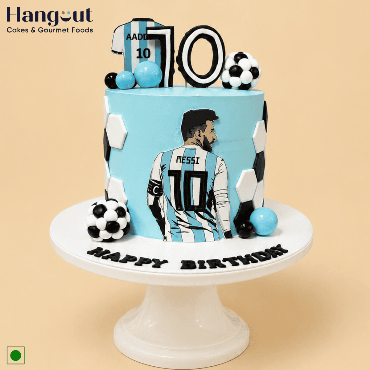 Messi Football Fever Cake
