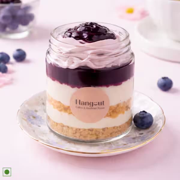 Blue Berry Cheese Dessert Jar
