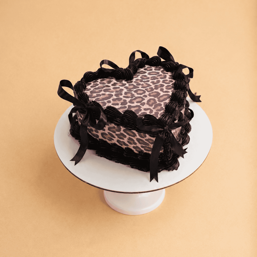 Midnight Leopard Cake
