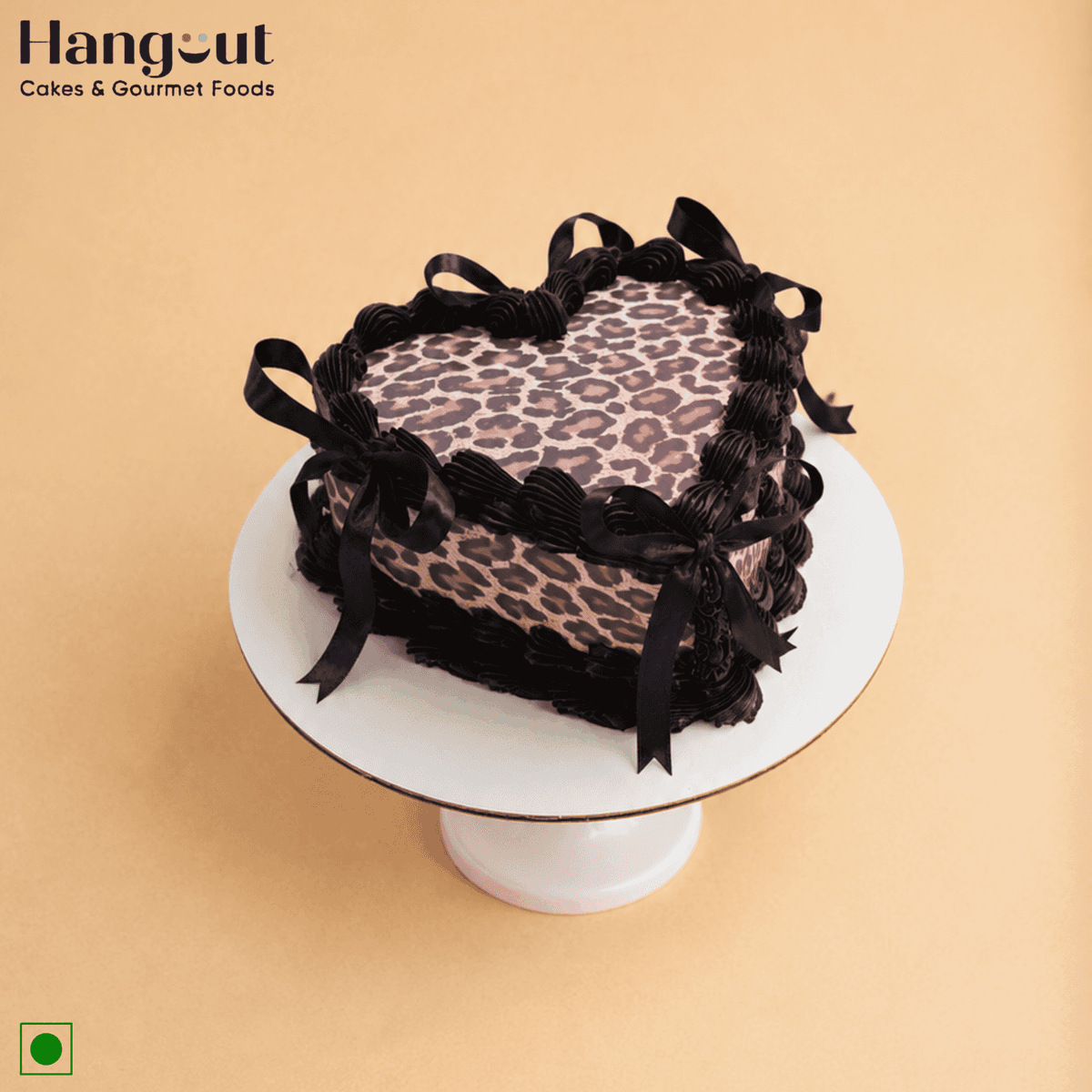 Midnight Leopard Cake