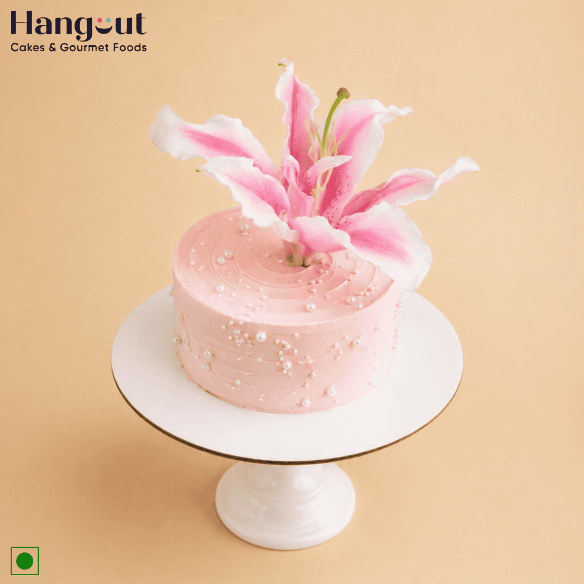 Blush Single Lily Cake