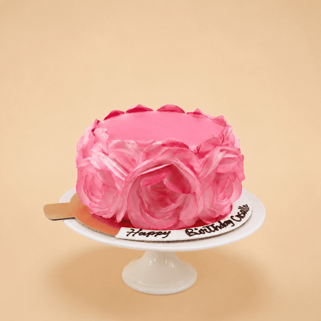 Wafer Flower Cake