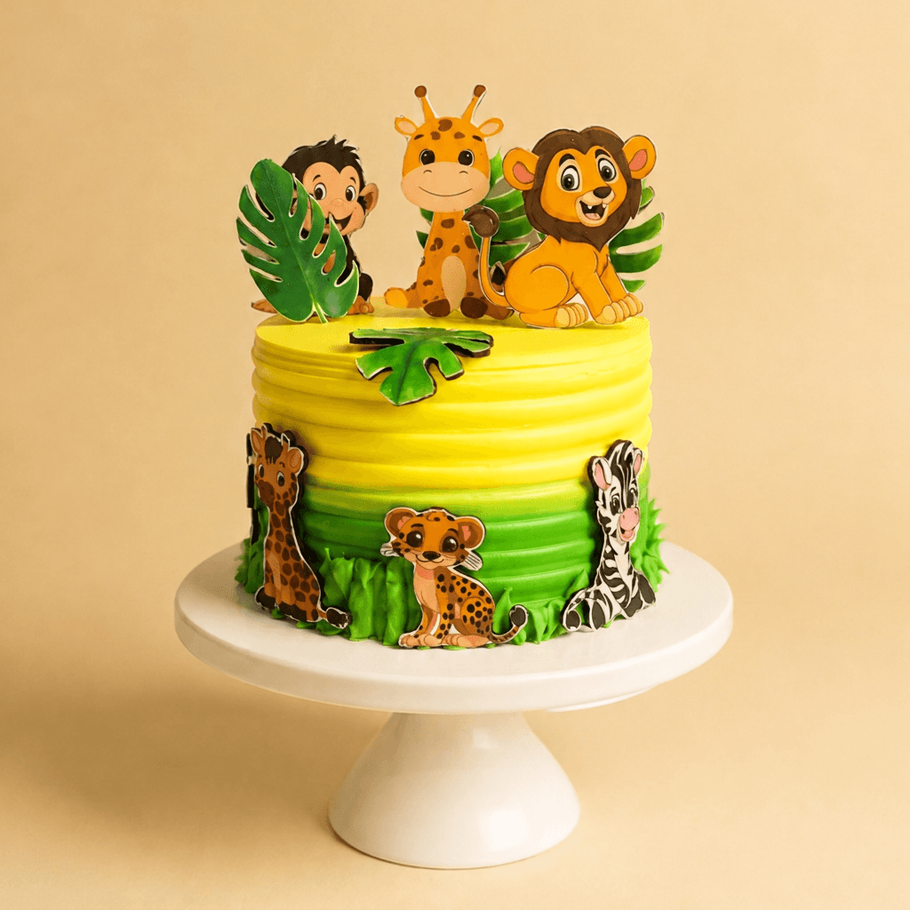 Safari Smiles Cake