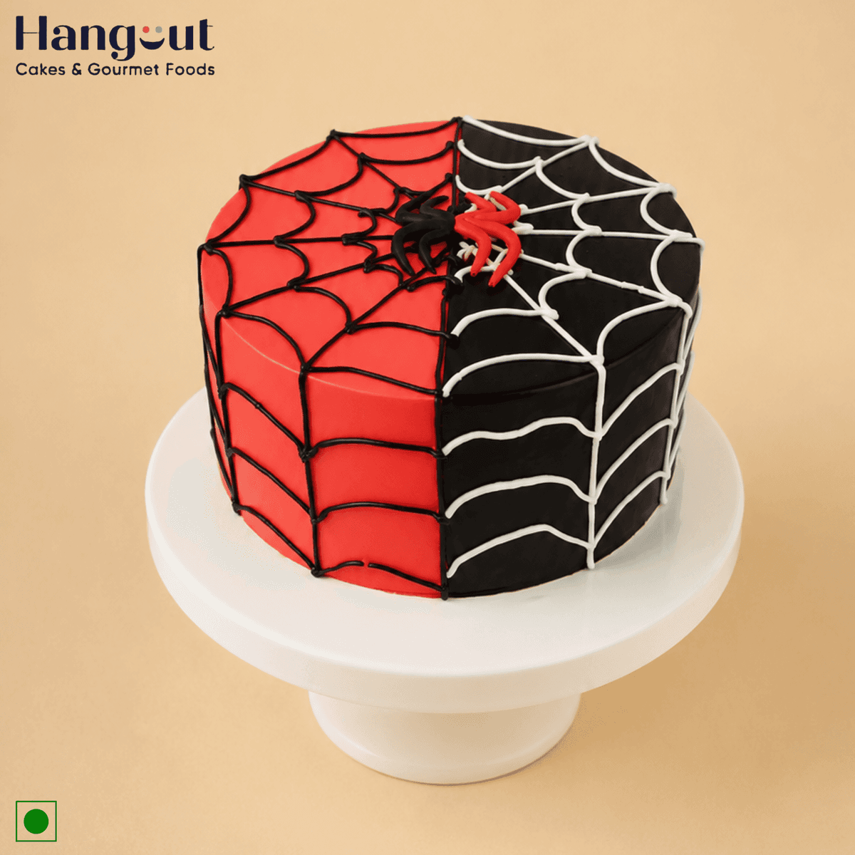 Spider Web Duo Cake