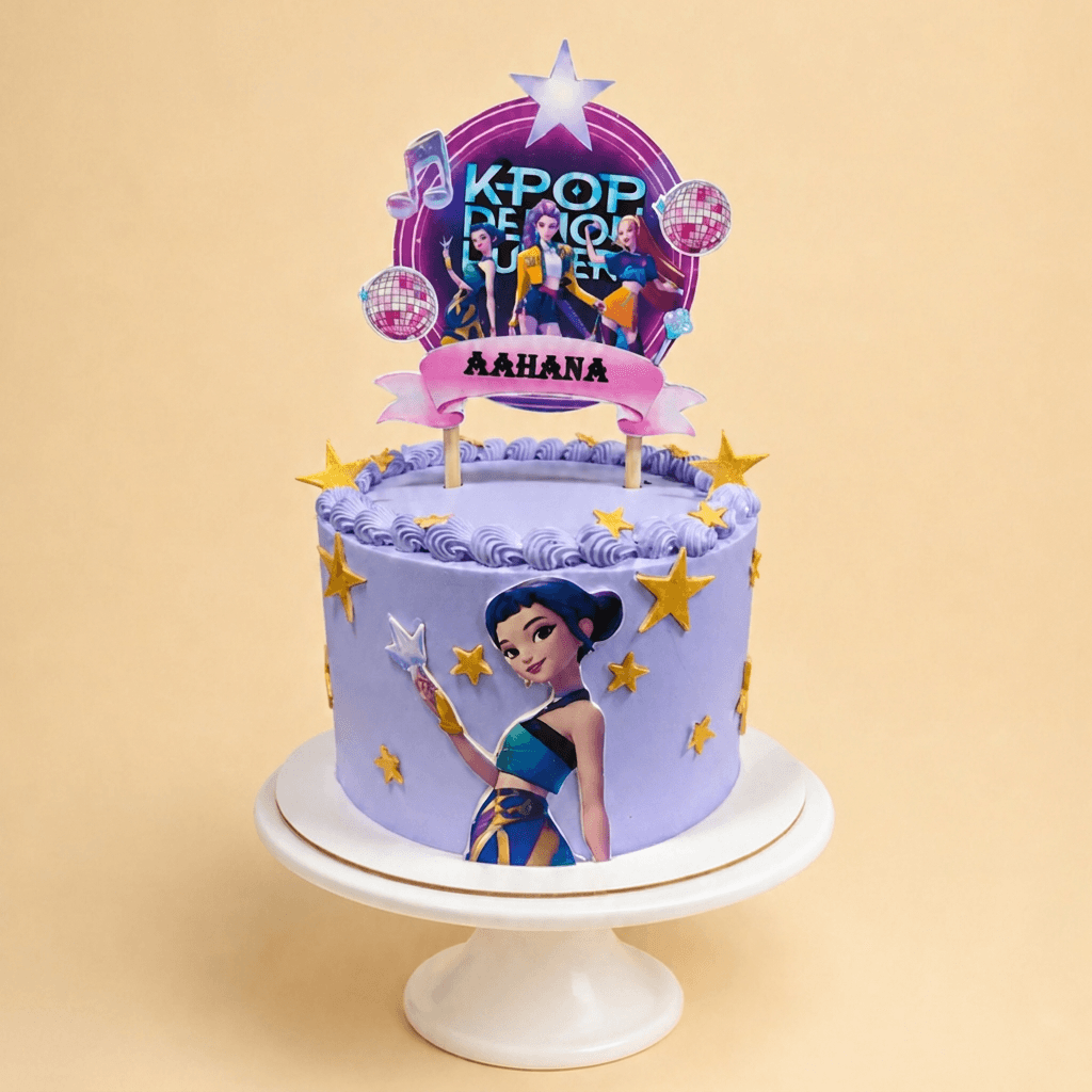 Lavender Star Cake