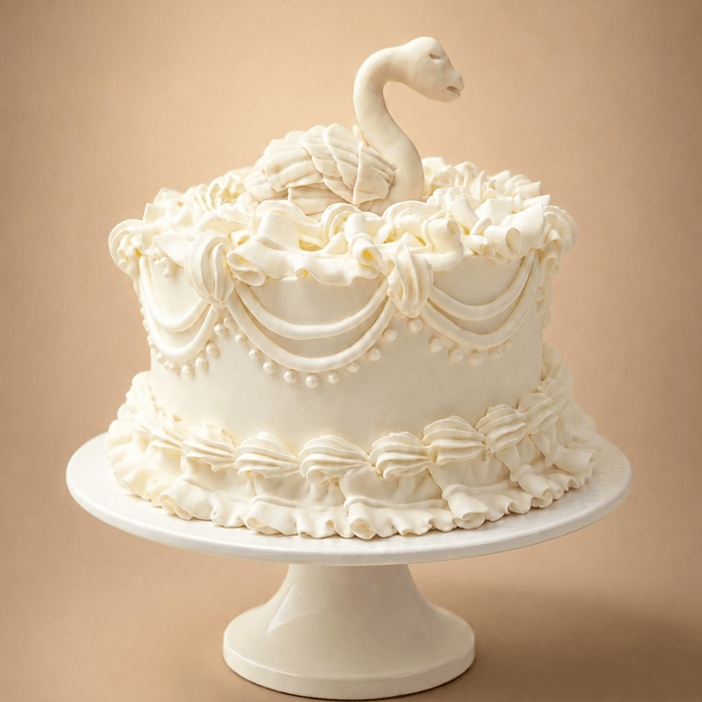 Swan Lake Vintage Cake