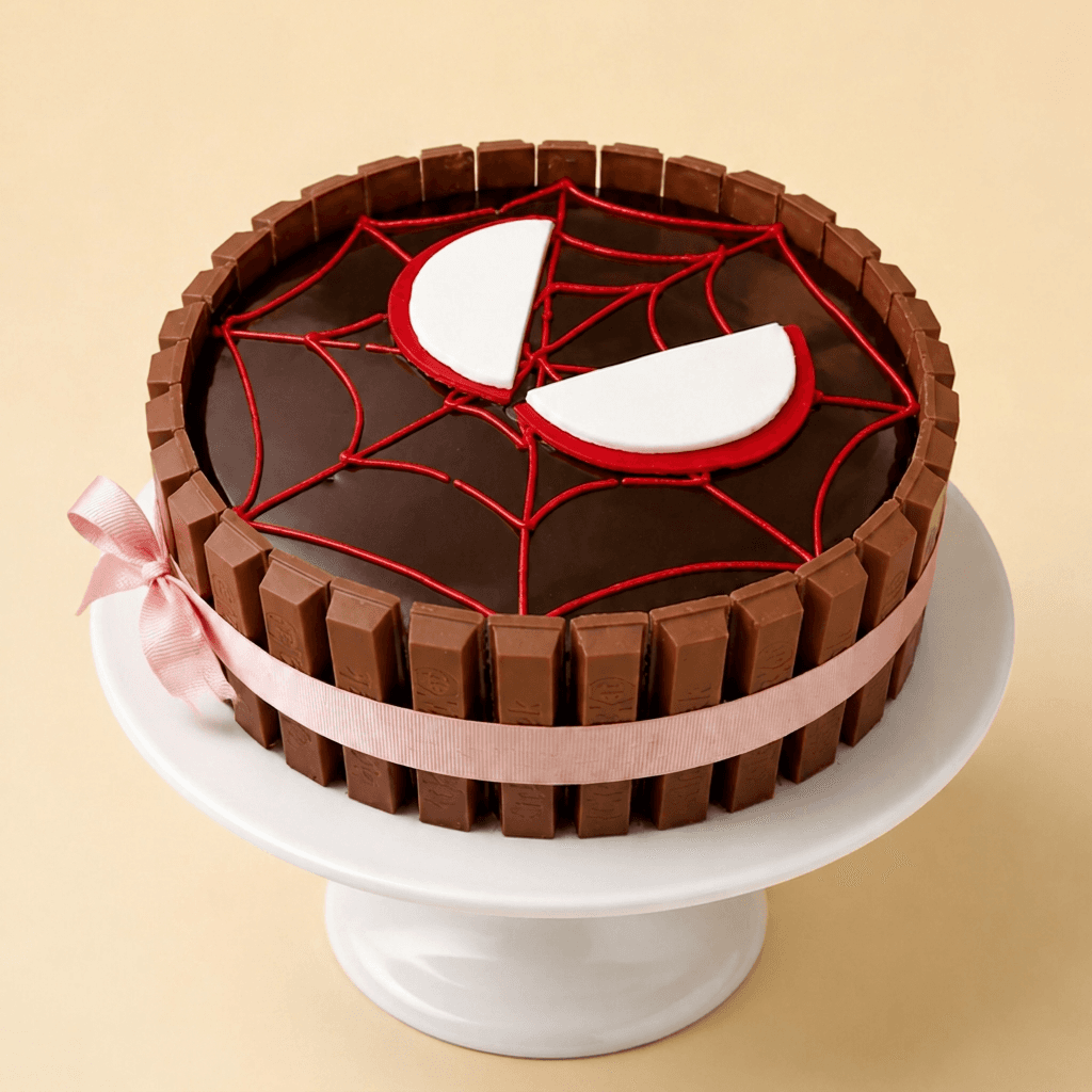 Choco Web KitKat Cake