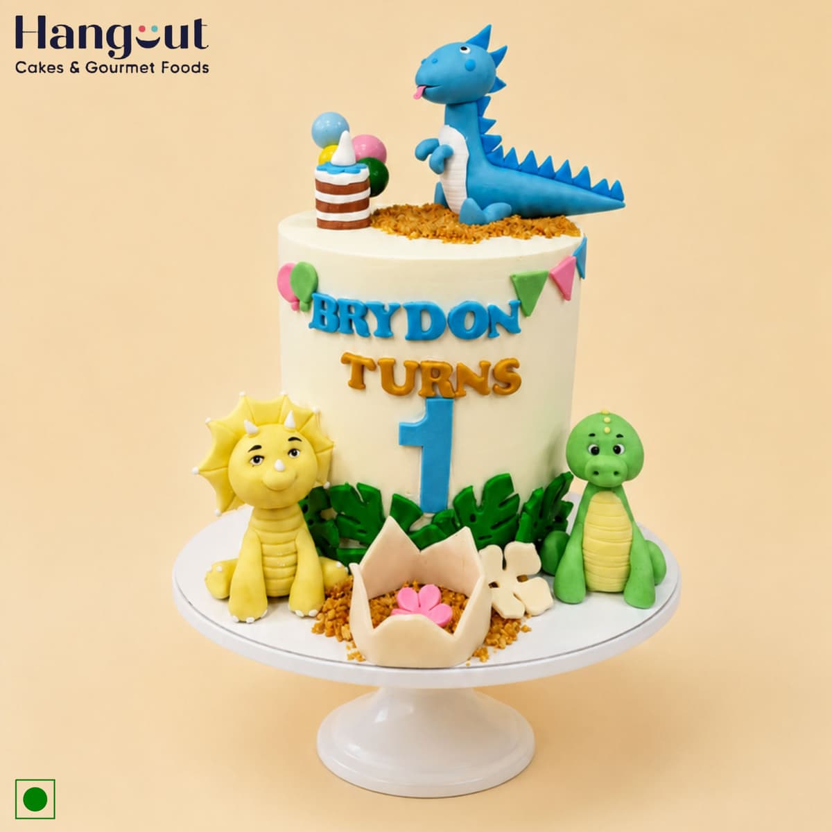 Dino’s First Adventure Cake