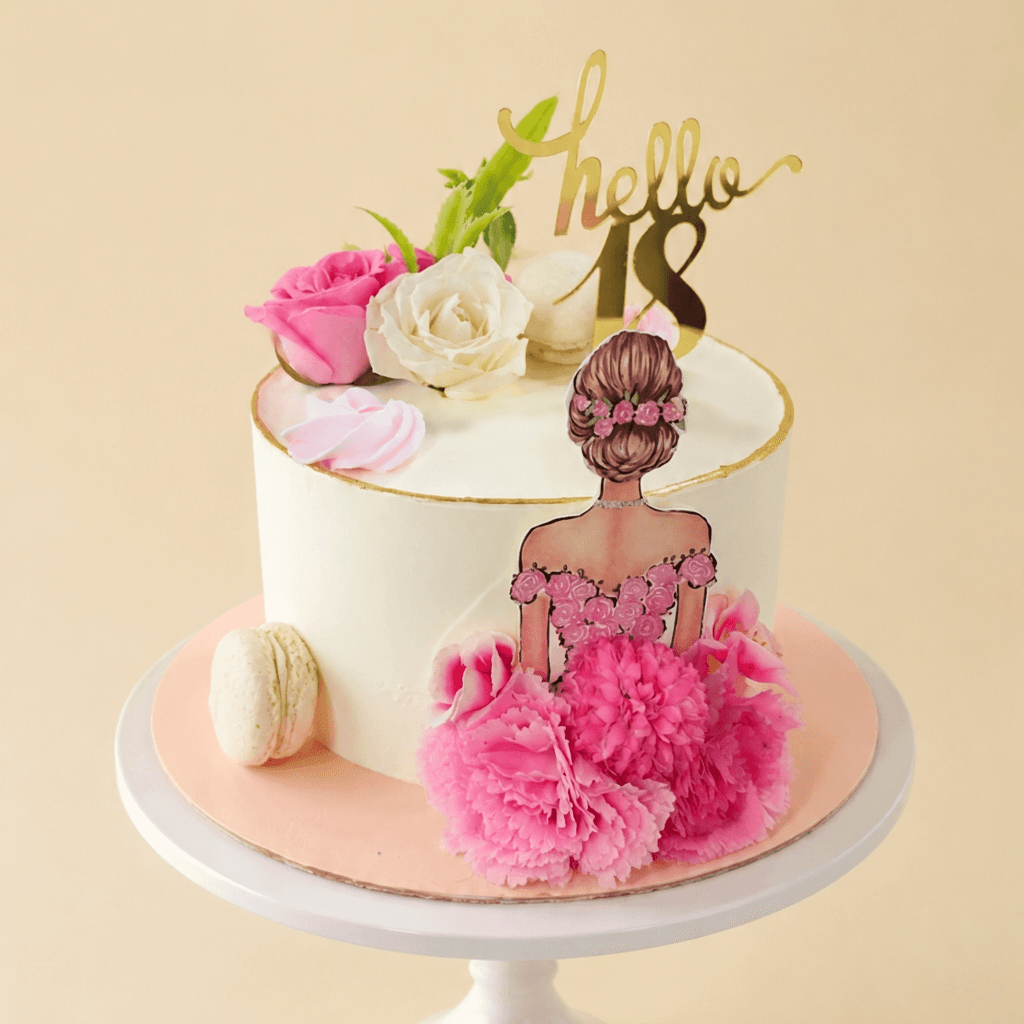 Chic Eighteen Cake