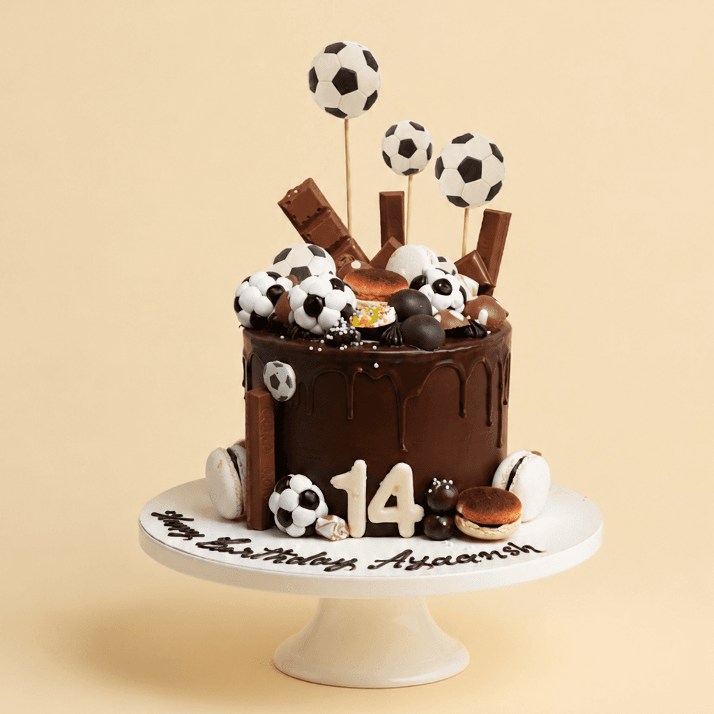 Football Choco Blast Cake