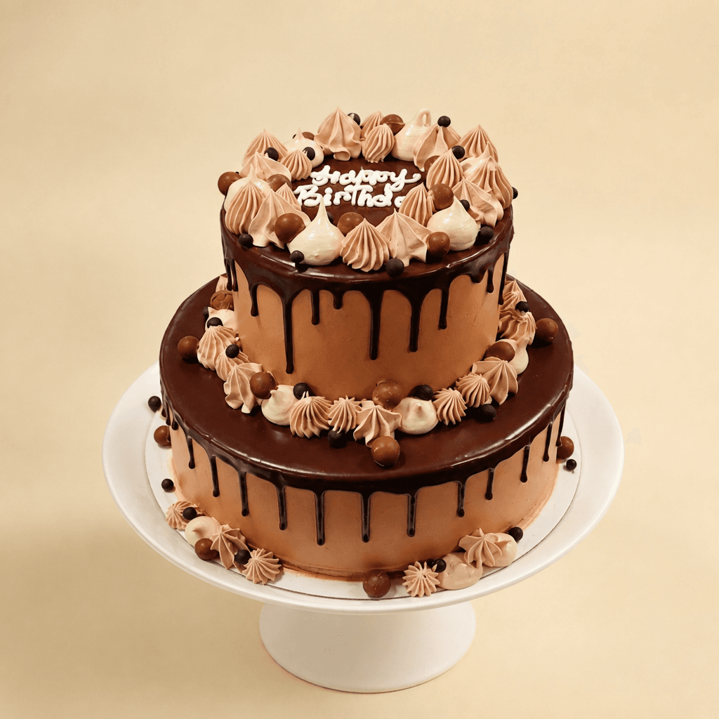Double Chocolate Drip Cake