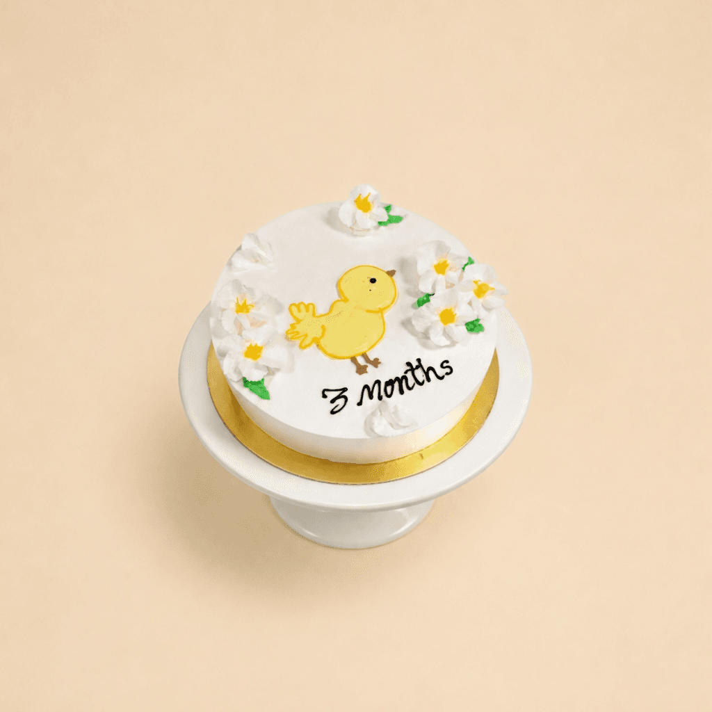 Little Chick Milestone Cake