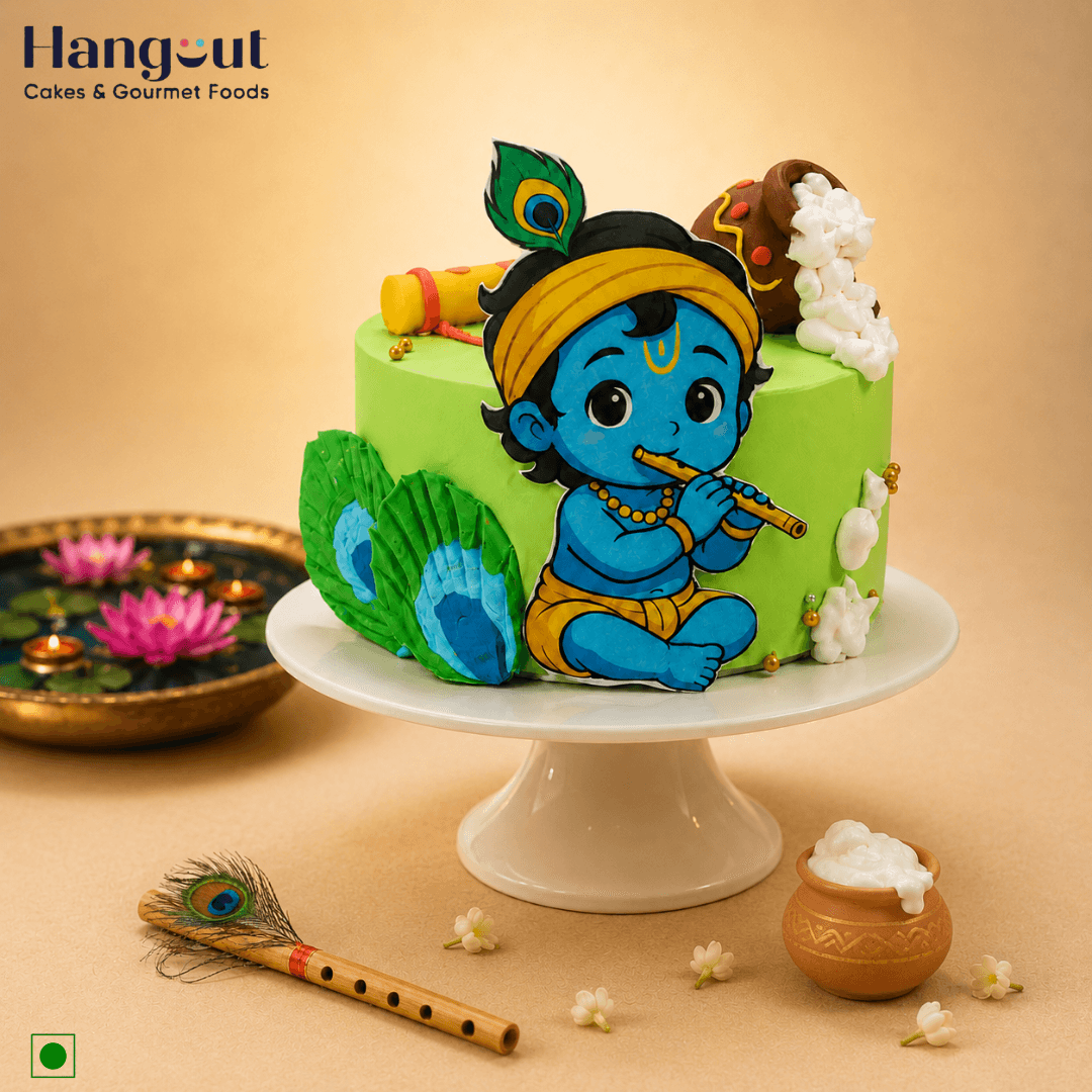 Bal Krishna Janmashtami Bento Cake