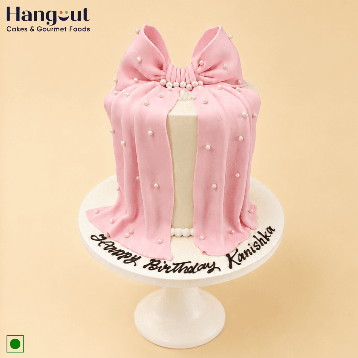 Grand Draped Bow Cake