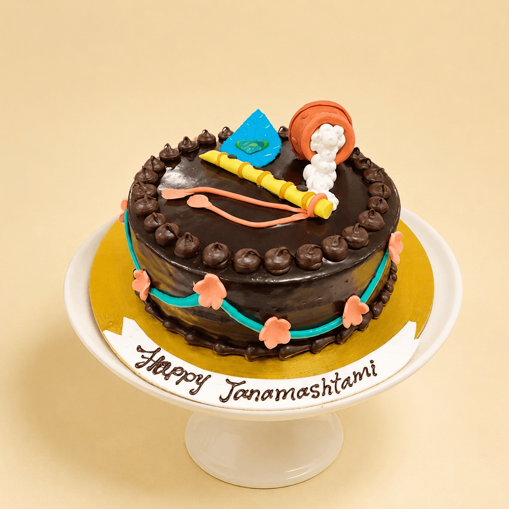 Krishna’s Makhan Matki Chocolate Cake