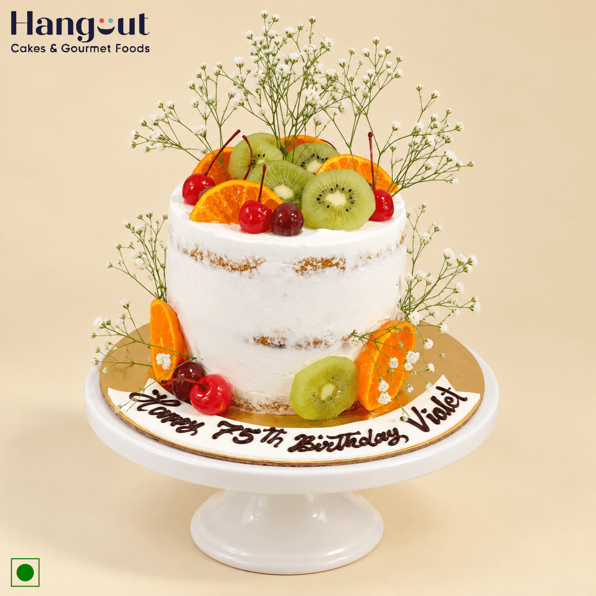 Tropical Fresh Fruit Cake