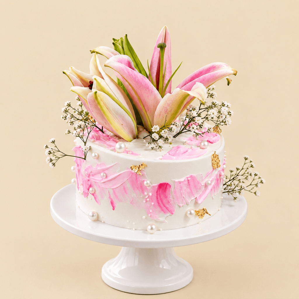 Floral Cocktail Cake