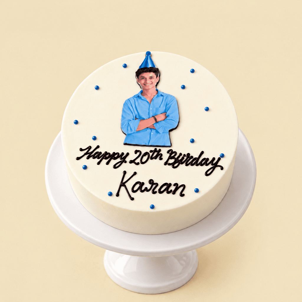Personalized Photo Birthday Cake