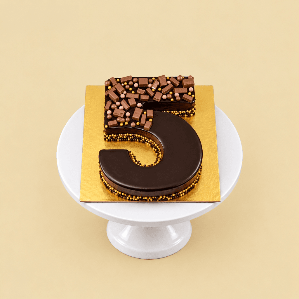 Five & Fabulous Chocolate Cake