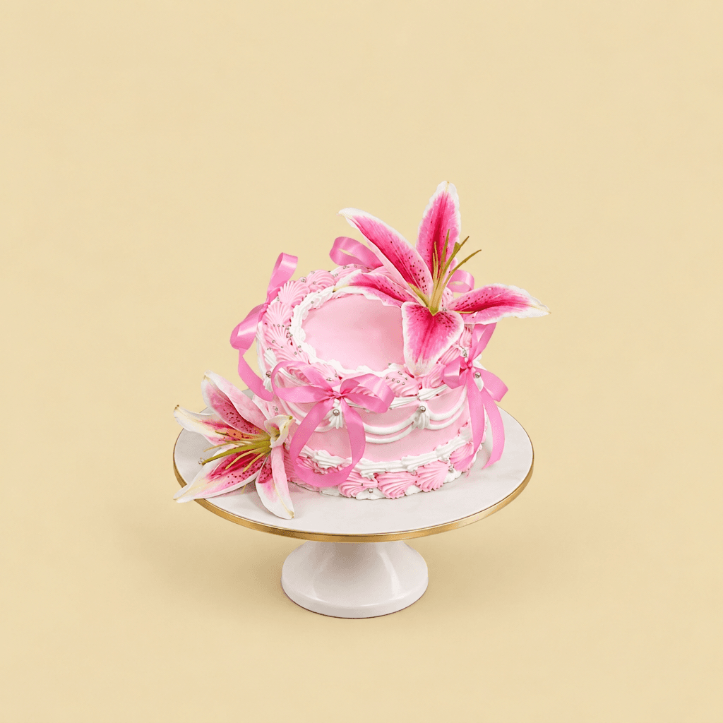 Frills & Lilies Cake