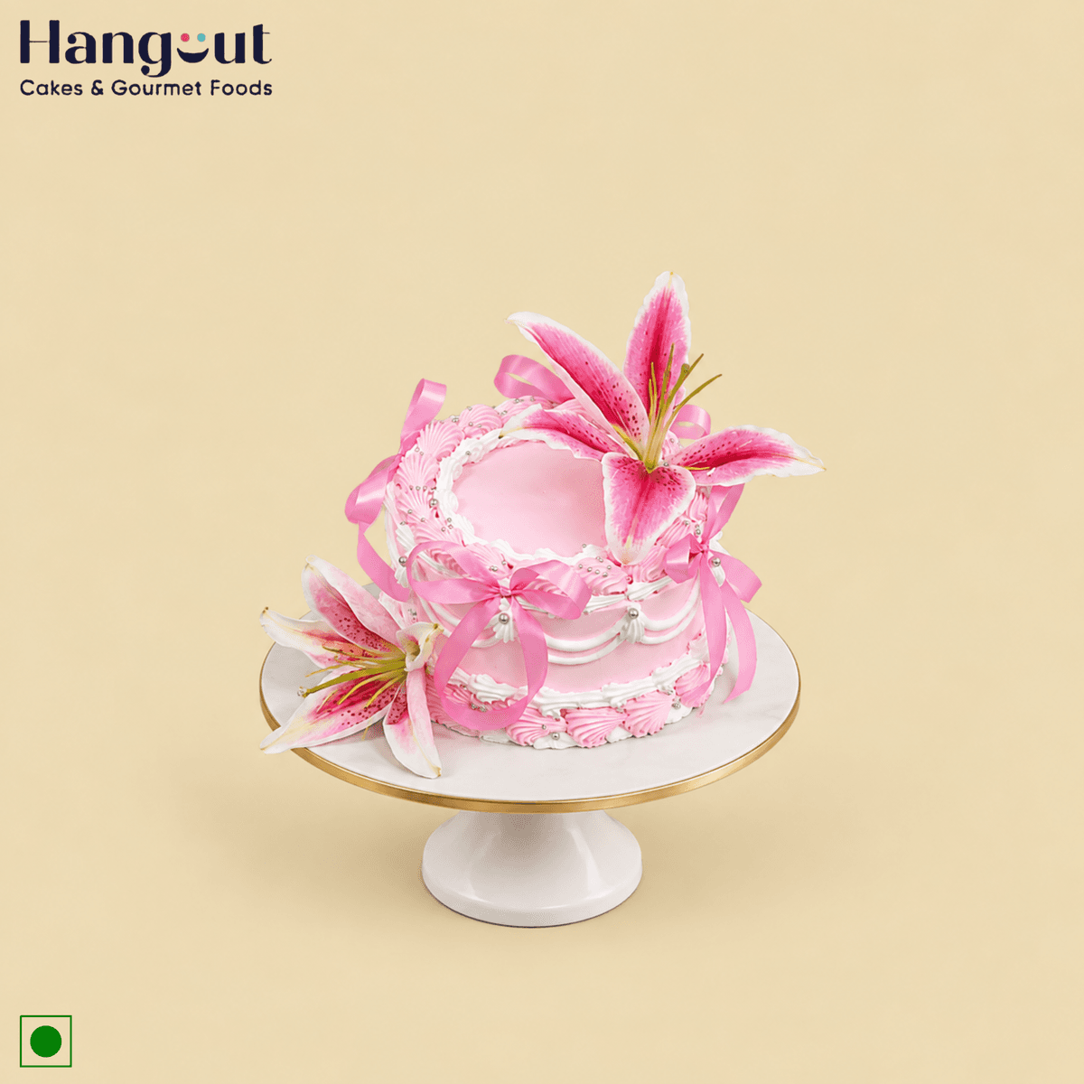Frills & Lilies Cake