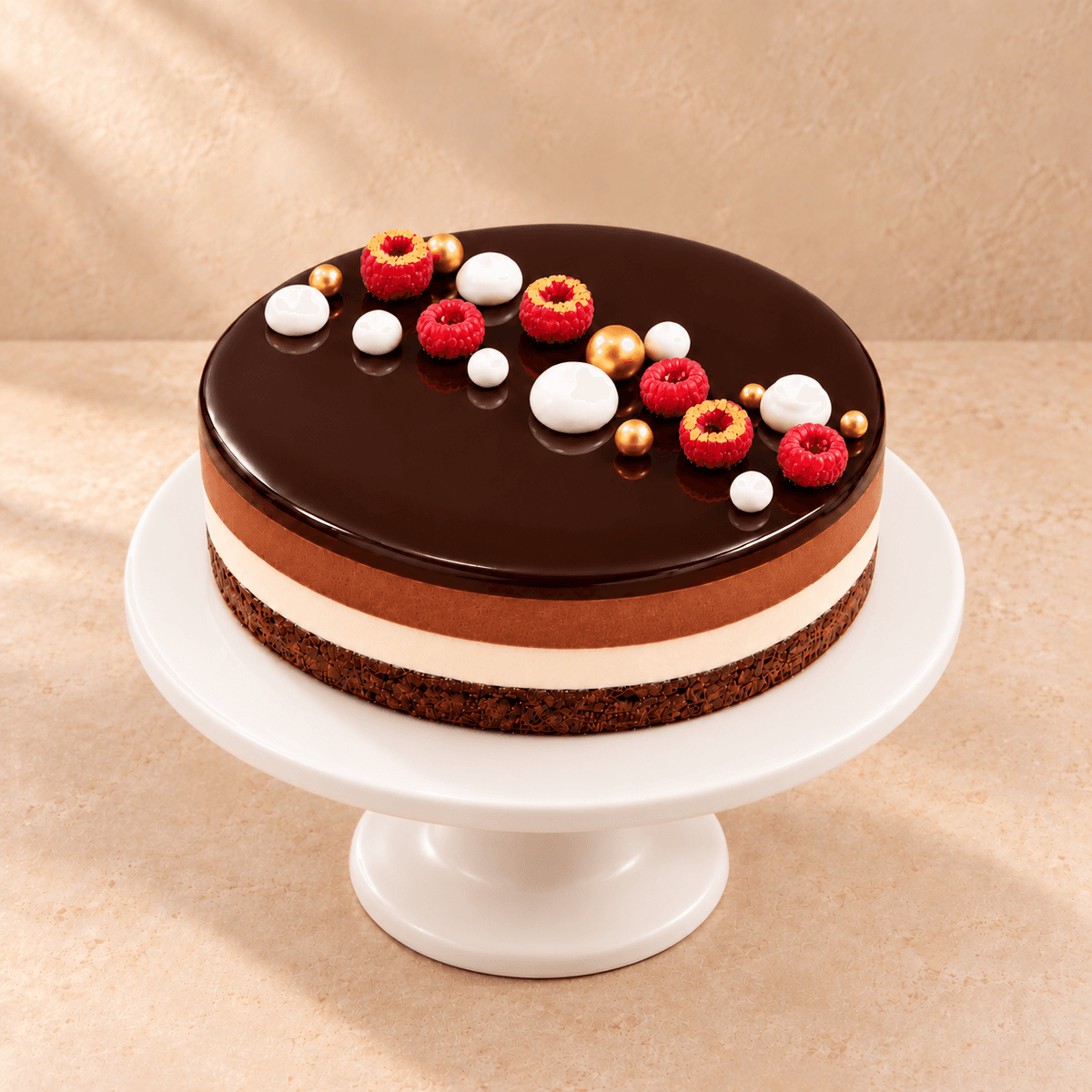 Raspberry Chocolate Cake