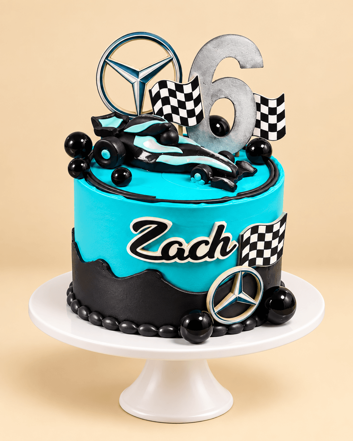 Turbo racer cake