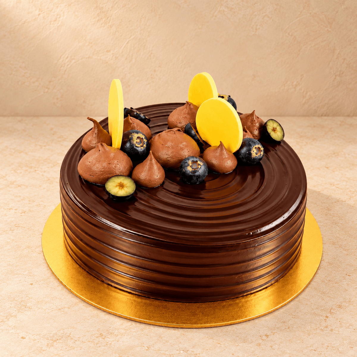 Blueberry Dutch Truffle Cake