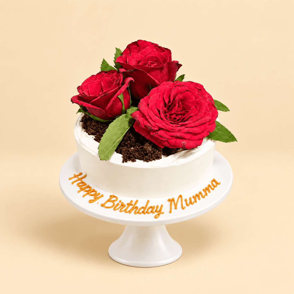 Red Rose Elegance Cake