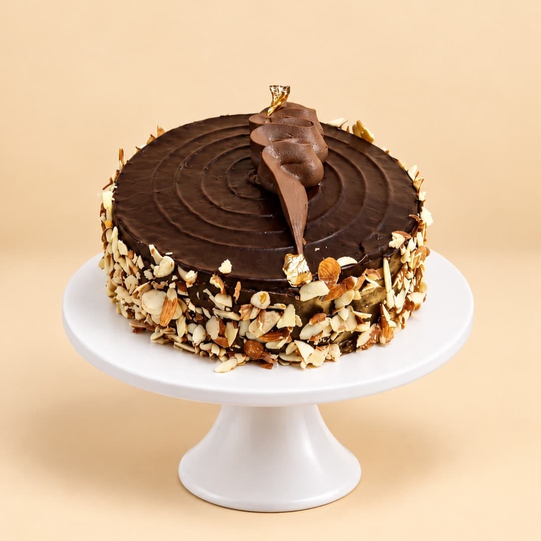 Classic Chocolate Almond Cake