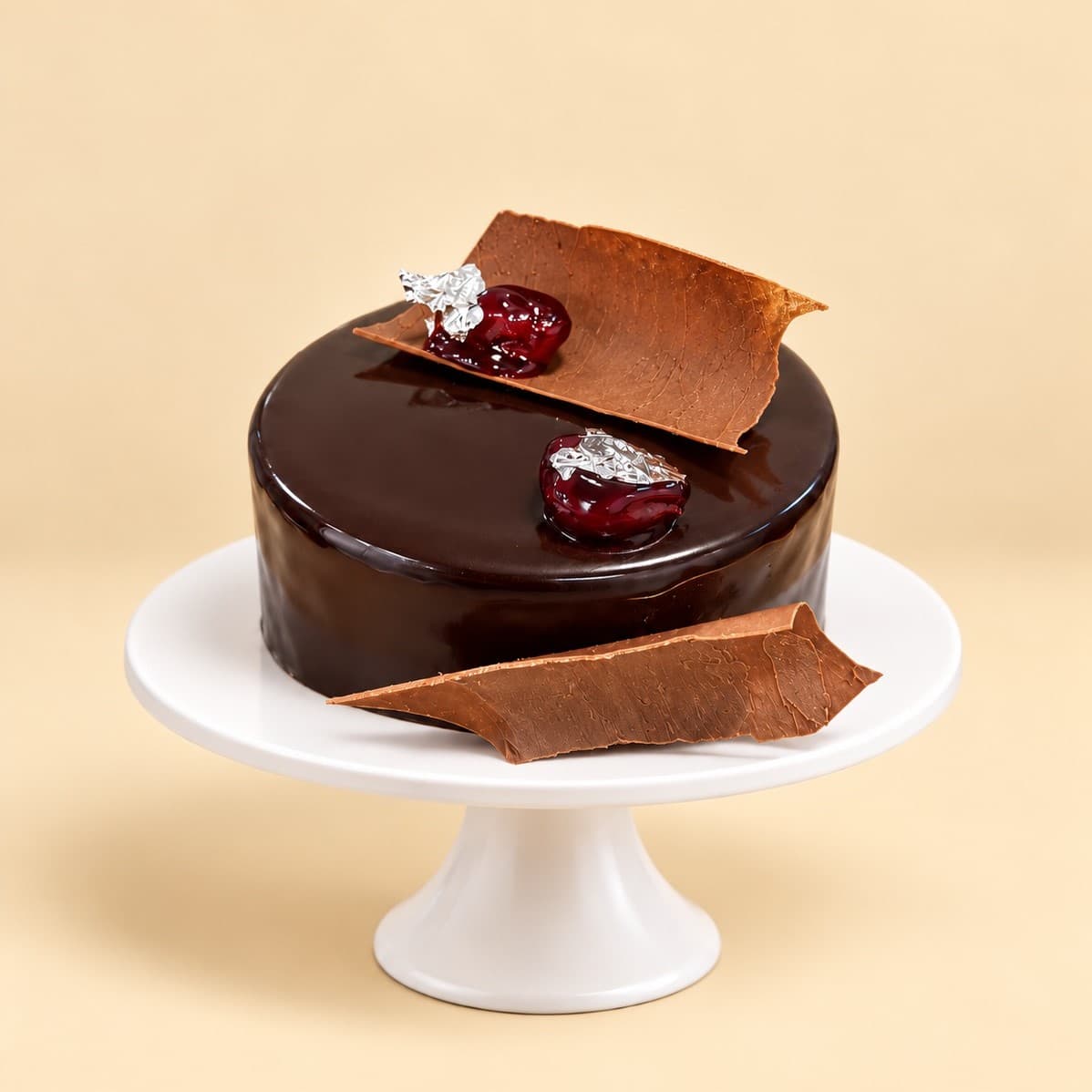 Dark Cherry Chocolate Cake