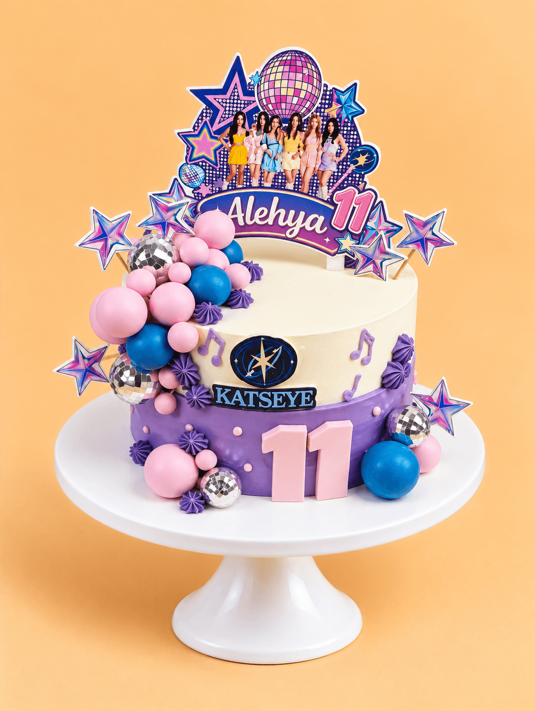 KATSEYE Pop Star Cake