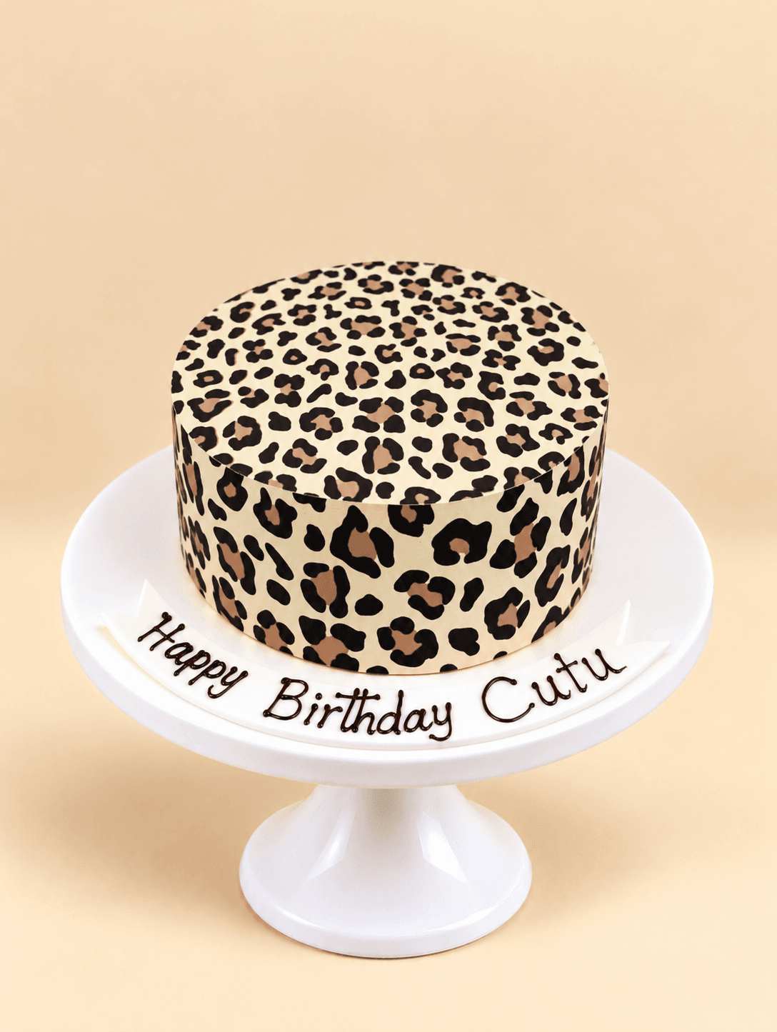 Wild Leopard Chic Cake