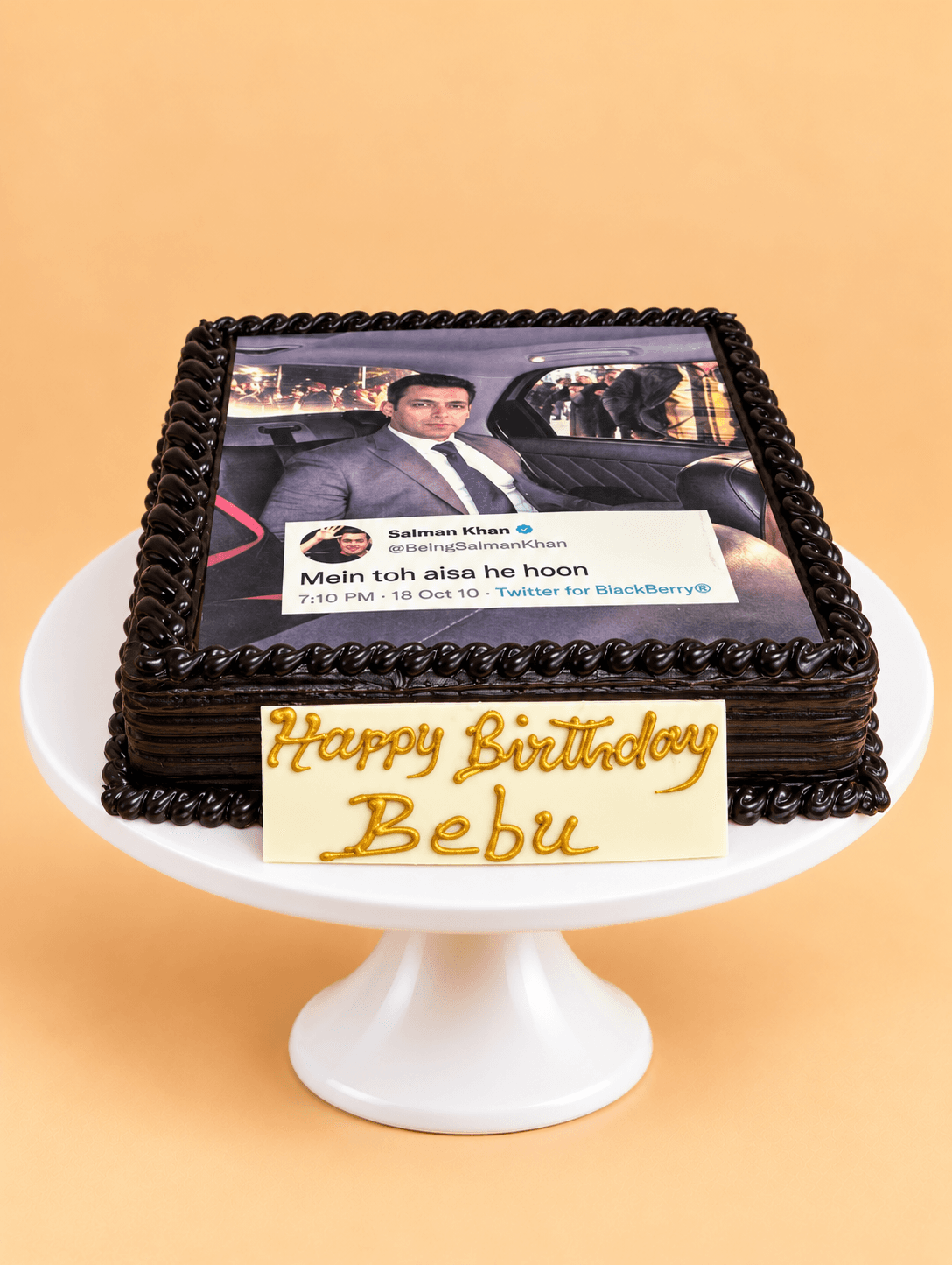 Bhaijaan Meme Photo Cake