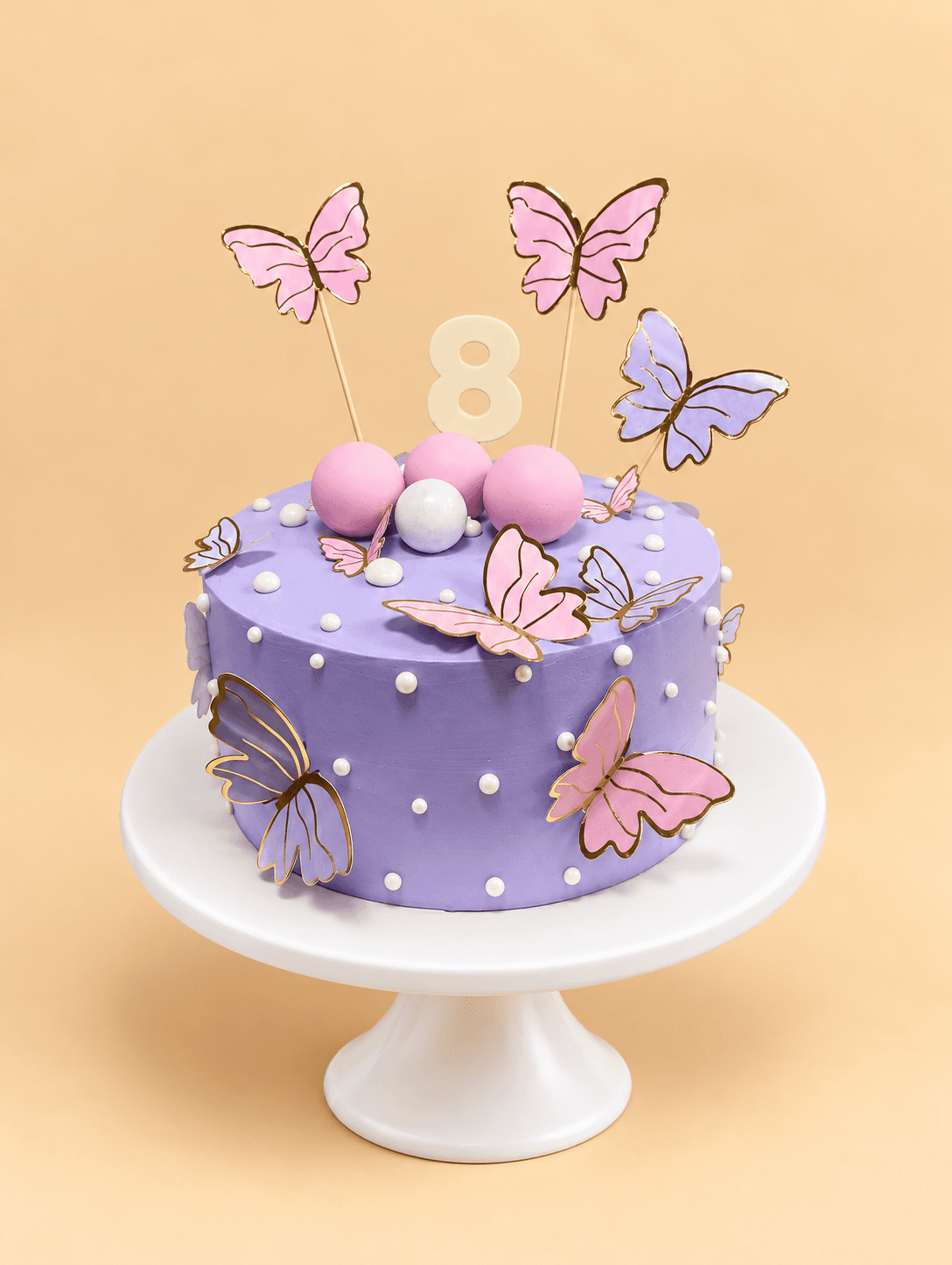 Lavender Butterfly Dream Cake