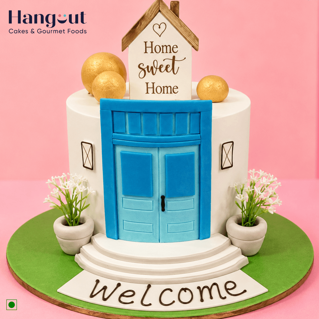 Sweet Home Housewarming Customized Cake