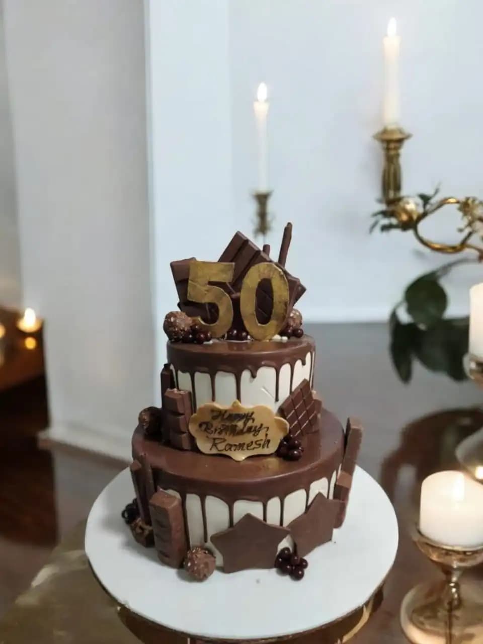 Decadent 2 Tier Chocolate Cake