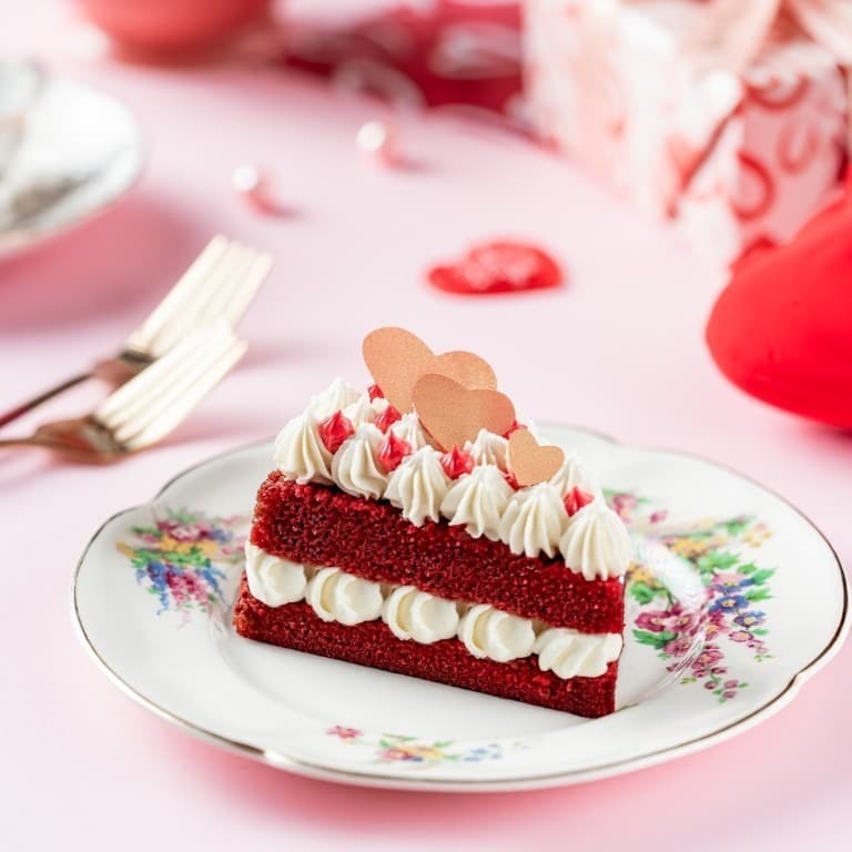 Valentine's Day Special Red Velvet Pastry