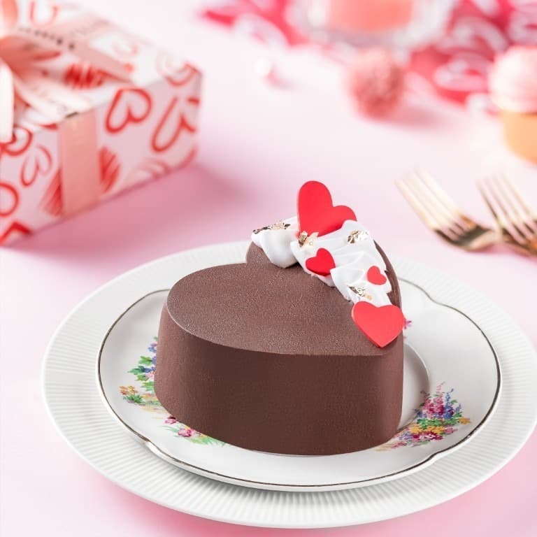 Belgian Chocolate Valentine's Day Special Bento Cake