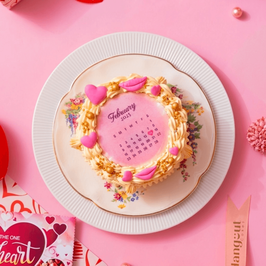 Strawberry Burn Away Valentine's Day Special Bento Cake