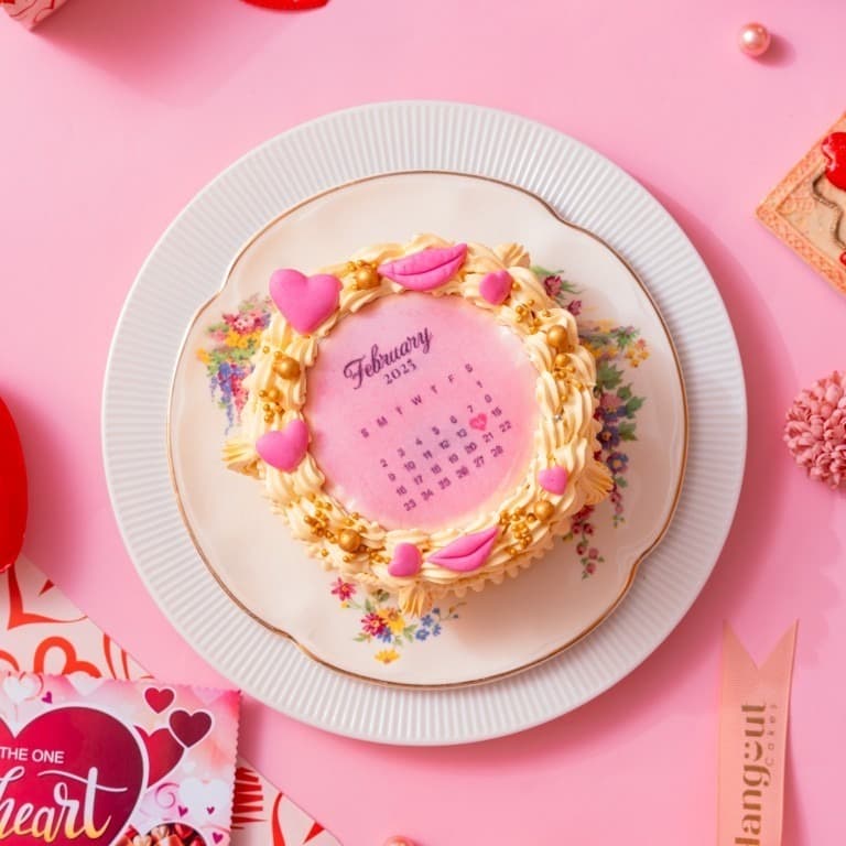 Strawberry Burn Away Valentine's Day Special Bento Cake