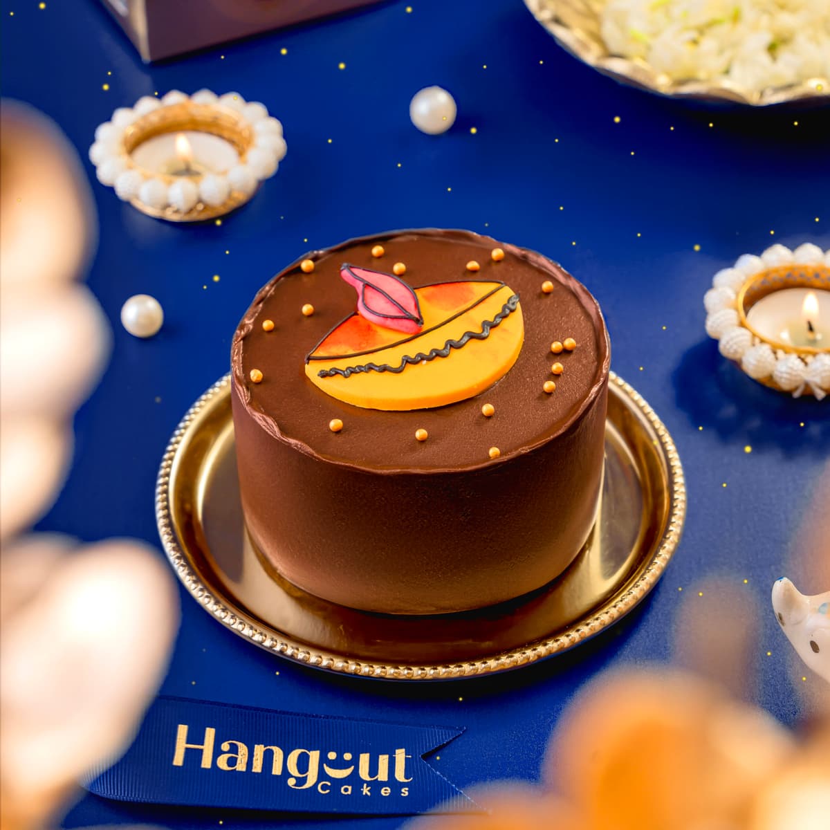 Diwali Special Dutch Truffle Bento Cake
